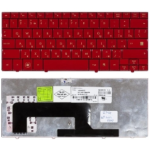 Клавиатура для ноутбука HP mini 700 1000 1100 красная