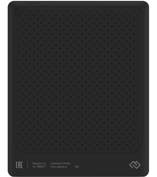 Электронная книга Digma F4 5.83' E-ink HD Carta 680x920 Touch Screen 1.2Ghz 1Gb/8Gb/SD/microSDHC/подсветка дисплея черный
