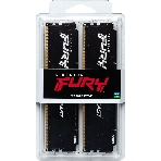 Оперативная память Kingston Fury Beast, DDR5, 32Gb (2x16Gb), 6400MHz, CL32, DIMM, с радиатором, черный, фото12