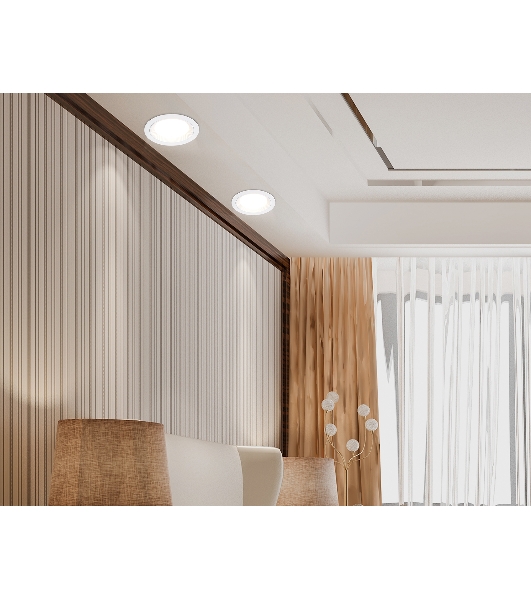 Светильник Ambrella light TN51801 WH белый GX53 max 15W D110*23