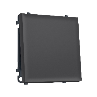 MS901010 Комплект механизма 1-кл выключателя SIGMA Графит Мягкое касание 10A-250V QUANT PRO (SP9010, PR101)