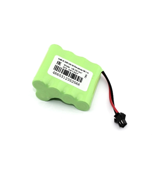 Портативный аккумулятор Ni-Mh 6V 2400 mAh AA Row разъем SM (1+4)