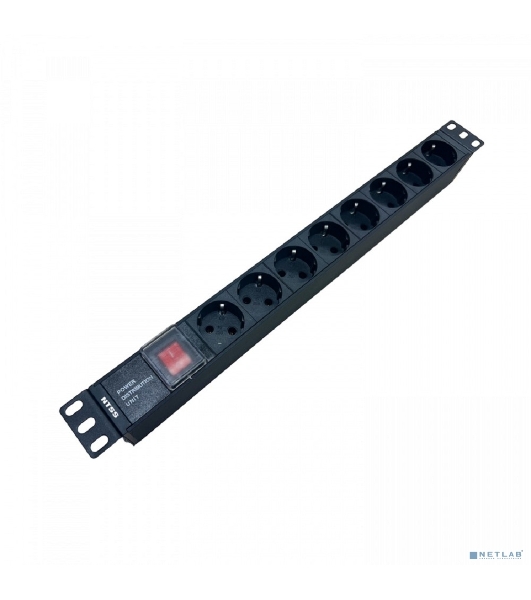 Блок распределения питания NTSS NTSS-PDU-DA1015 гор.размещ. 8x базовые 10A C14