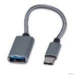 Кабель-переходник USB2.0 OTG Cablexpert A-OTG-CMAF2-02, Type-C(M)/AF, алюминий+нейлон.оплетка, 0.15м, пакет, фото8