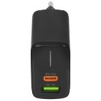 Сетевое зарядное устройство MORE CHOICE NC61a черный - 1USB+1USB-C 3.0A PD 20W+QC3.0 быстрая зарядка для Type-C, фото6