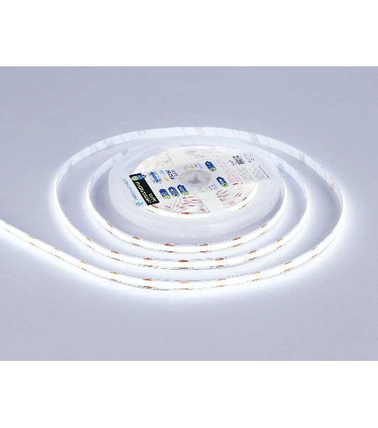 Светодиодная лента Ambrella light GS2603 COB 320Led/ 10W m/ 12V IP20 6500K/ 5000*8*1.54mm (2 конт.)