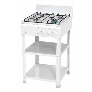 Плита газовая Flama AVG 1402 W белый,щиток, конфорок 4 шт, духовка 50 л, 50 см x 85 см x 58 см