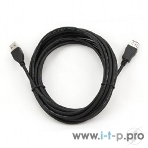 Кабель Gembird PRO USB 2.0 удлинительный 4.5м AM/AF позол. контакты, пакет, фото3