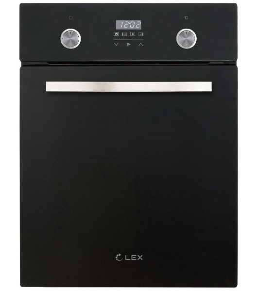 Духовой шкаф LEX EDP 4590 BL Matt Editionобъем 55л, LED таймер, 9 функций, встраиваемый