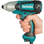 Дрель-шуруповерт Makita TD0101F, 230 Вт, 100 Нм, щеточный, ударный, фото20