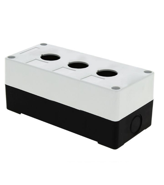Корпус КП 103 3 кнопки белый EKF cpb-103-w