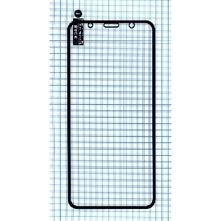 Защитное стекло 'Полное покрытие' для Huawei Y6 Prime (2018) черный