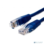 Кабель патч-корд, Filum FL-U5-C-2M-BL U/UTP 5e cat. 2м, 26AWG(7x0.16 мм), чистая медь, PVC, синий, фото 1
