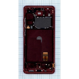 Дисплей для Samsung Galaxy S20 FE SM-G780F красный