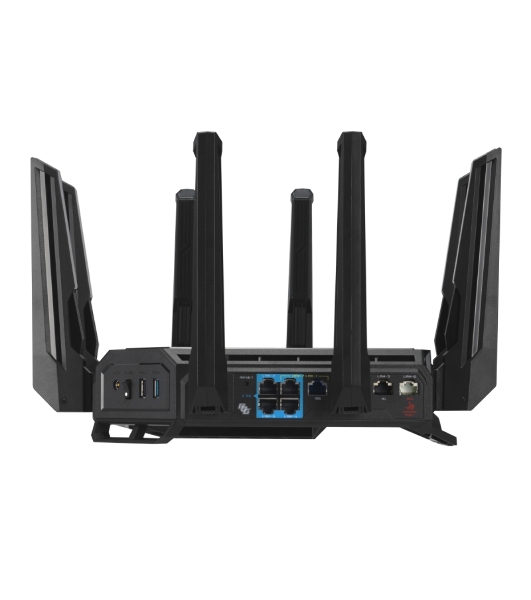 Маршрутизатор ASUS GT-BE19000, черный/красный, 90IG0850-MO9A0V