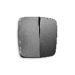 Лицевая панель OMEGA (Антрацит серый) для 2-кл выключателей QUANT OP6530, фото 1