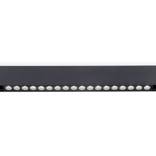 Светильник трековый светодиодный GL4033 BK черный IP20 30W 4200K 48V 24° 550*22*45