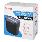 Шредер Buro Home BU-S050C (секр.P-3)/фрагменты/5лист./13лтр./пл.карты, фото 1