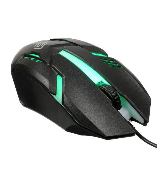 Мышь проводная Oklick 396M INSOMNIA черный, 1000 dpi, USB, кнопки - 3