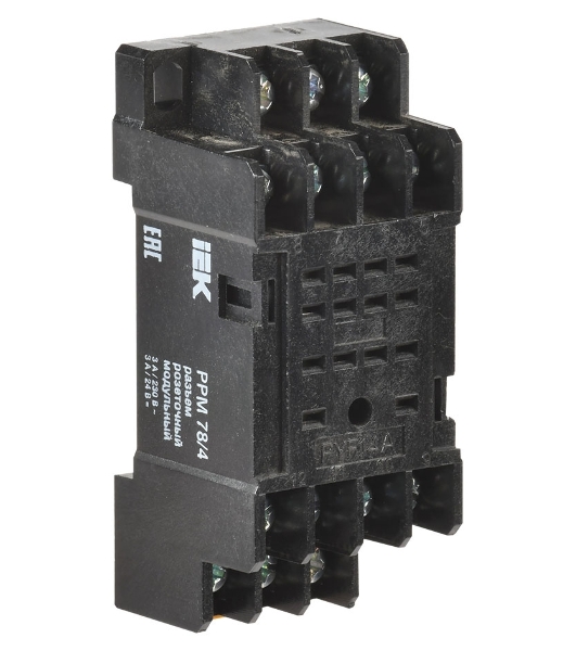Разъем РРМ78/4(PYF14A) для РЭК78/4(MY4) модульный RRP20D-RRM-4 IEK