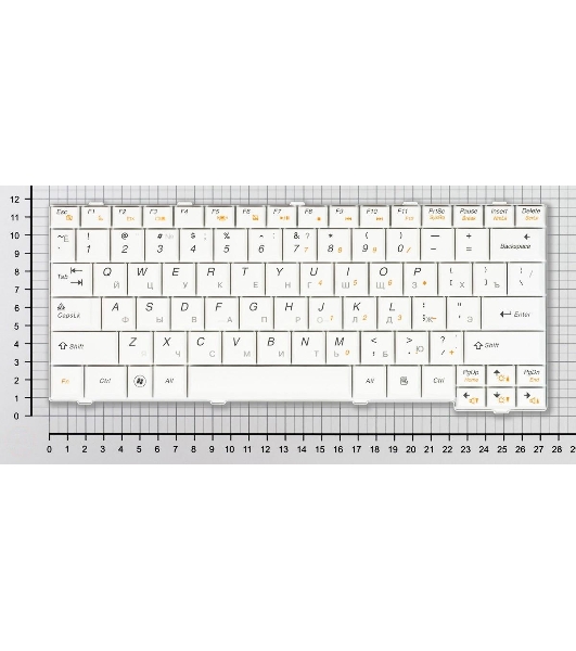 Клавиатура для ноутбука Lenovo IdeaPad S12 белый