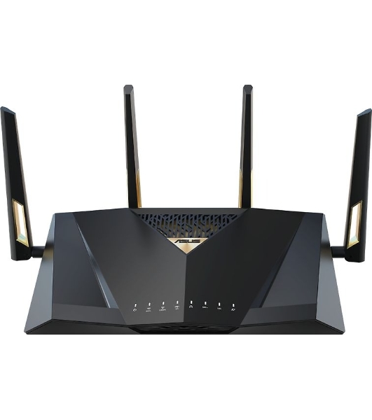 Маршрутизатор ASUS RT-BE88U, черный/желтый, 90IG08V0-MO3N0V