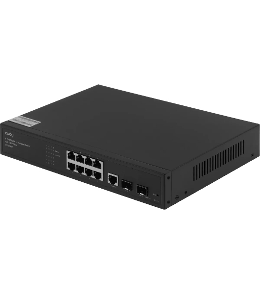 Коммутатор Cudy GS2008S2, 8×1 Гбит/с, 2×1 Гбит/с SFP