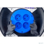 Удлинитель на катушке PERFEO (PF_C3353) 'RU POWER' на катушке, б/з - 4 гнз - 20 м, фото 1