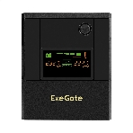 Источник бесперебойного питания ExeGate SpecialPro Smart LLB-1000.LCD.AVR.4SH (1000VA/700W, LCD, AVR, 4*Schuko, батарея 12V 7.2Ah - 2 шт., металлический корпус, Black), фото8