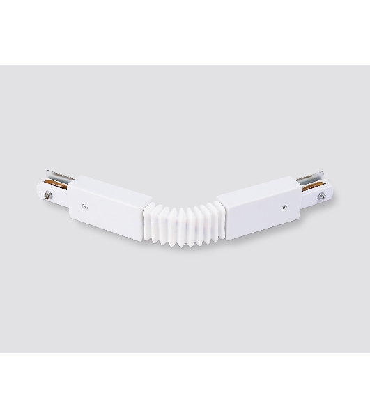GL7175 WH белый коннектор гибкий для однофазного шинопровода Standard 220V NEW 285*35*20