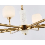 Люстра Ambrella light LH53017/8 BS/FR латунь/белый матовый G9*8 max 40W D830*680, фото4