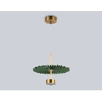 Светильник Ambrella light LH72609 BK/GR латунь/зеленый 6W 3000K D300*260-1770, фото6