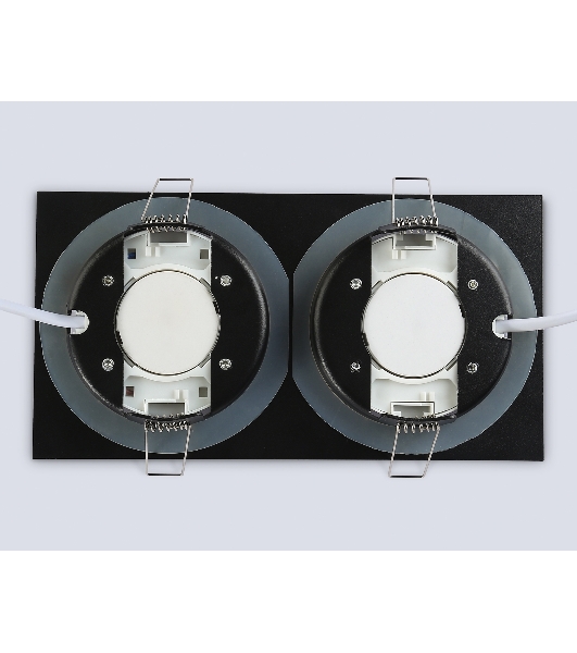 Светильник Ambrella light TN6743/2 BK черный IP44 GX53/2 210*110*57