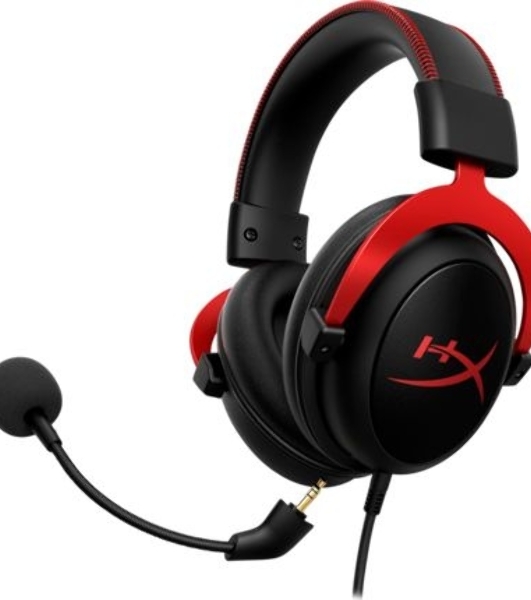 Гарнитура HyperX Cloud II красный, проводная, совместимость с консолями