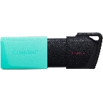 Флешка USB Kingston DataTraveler Exodia М (DTXM/256Gb), 256Gb, USB 3.2 Gen 1, R/W 150/60, черный/бирюзовый, фото3
