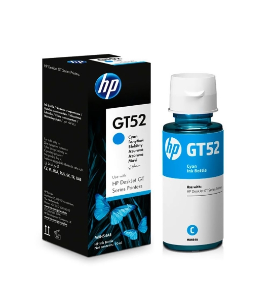 Картридж струйный HP GT52 M0H54AE голубой, 8000 стр. (70 мл), для HP DJ GT 5810/5820