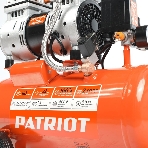 Компрессор поршневой безмасляный Patriot WO 24-260S, 260 л/мин, 8 бар, 1500 Вт, 24 л, быстросъемный 1/4', фото4
