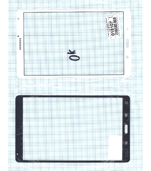 Стекло сенсора для Samsung Galaxy Tab S 8.4 SM-T700 белое