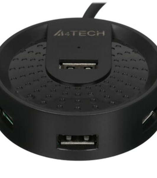 Разветвитель USB 2.0 A4Tech HUB-20 4порт. черный