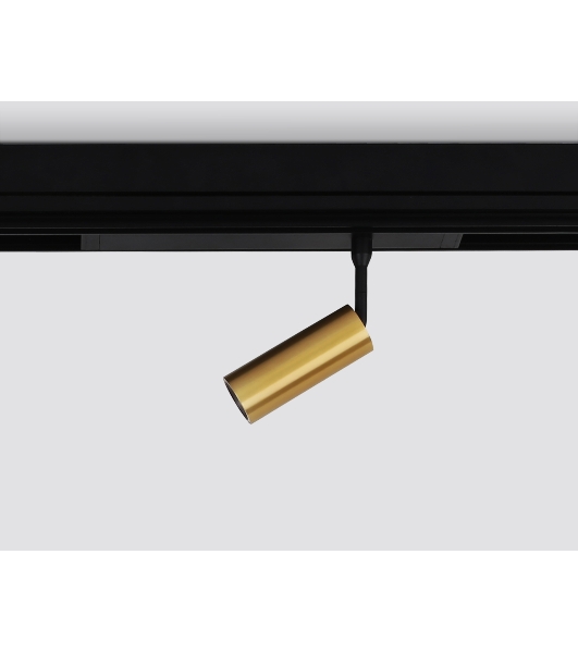 Управляемый светодиодный светильник для шинопровода Magnetic Ambrella light GL1203 GD золото IP20 7W 3000K-6400K 220V 36° D35*80 (Без ПДУ)