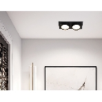 Светильник Ambrella light TN6743/2 BK черный IP44 GX53/2 210*110*57, фото3