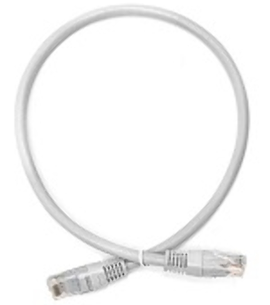 Патч-корд Lanmaster TWT UTP кат.5e, с заливными колпачками, 0.3 м, белый