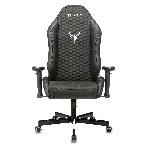 Кресло игровое Knight Neon черный соты эко.кожа с подголов. крестовина металл, фото10
