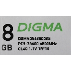 Оперативная память Digma, DDR5, 8GB (1x8GB), 4800MHz, CL40, DIMM, фото6
