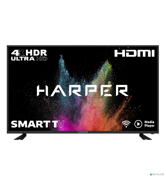 Телевизор Harper 55' 55U660TS черный LED 4K UHD 60Hz Smart TV Android 2GB/32GB