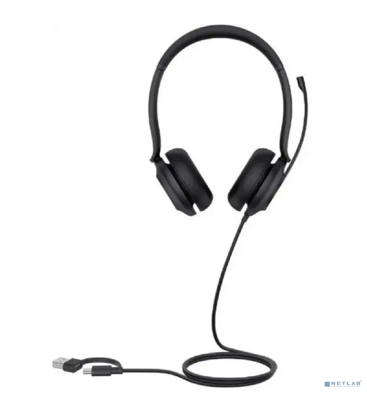 Гарнитура Yealink UH35 Dual UC чёрный, проводная, USB