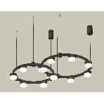 Светильник Ambrella light XR92091006/13 SBK/FR/CL черный песок/белый матовый/прозрачный GX53 (A9209, C9238, C9232, N8399), фото3