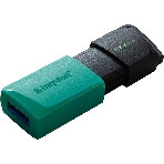 Флешка USB Kingston DataTraveler Exodia М (DTXM/256Gb), 256Gb, USB 3.2 Gen 1, R/W 150/60, черный/бирюзовый, фото2