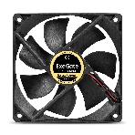 Вентилятор для корпуса ExeGate ExtraPower EP12025BM черный, 120 мм, 1850 об/мин, 30 дБ, 2 pin, фото5