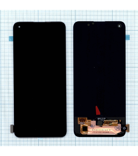 Дисплей для Realme 8, Realme 8 Pro (OLED) черный
